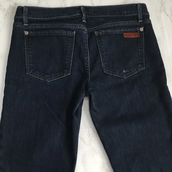 Joe's Jeans Boot Cut Provocateur Taylor Wash Dark Indigo Rinse Designer Jeans - Picture 6 of 16
